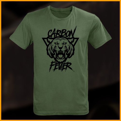 Carbon Fever - Tiger T-Shirt, oliv