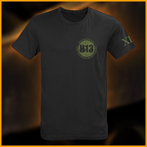 Heinrich 13 - Hanging Band T-Shirt, schwarz