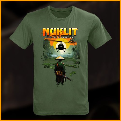 Nuklit - Send me a Postcard T-Shirt, oliv